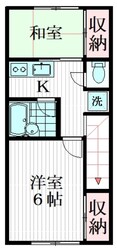 ハイツ貴志の物件間取画像